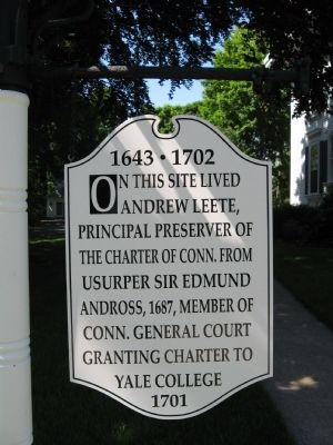 Andrew Leete historical marker